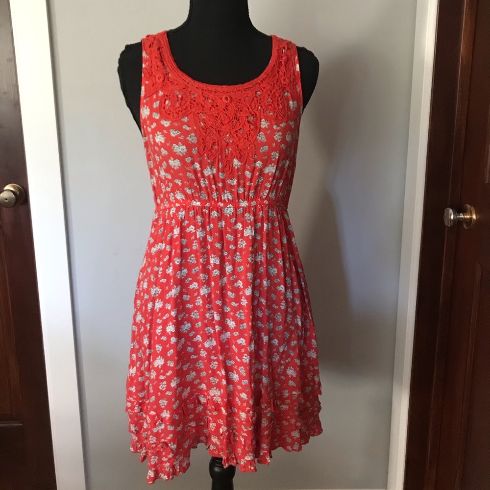 🍊Sweet Forever 21 Orange Dress (M) 🍊